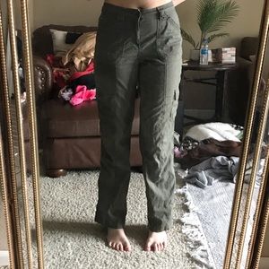 Green cargo pants